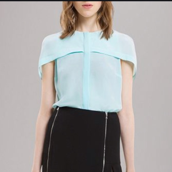 Sandro Tops - NWT $275 Sandro Cyrielle Silk Blouse